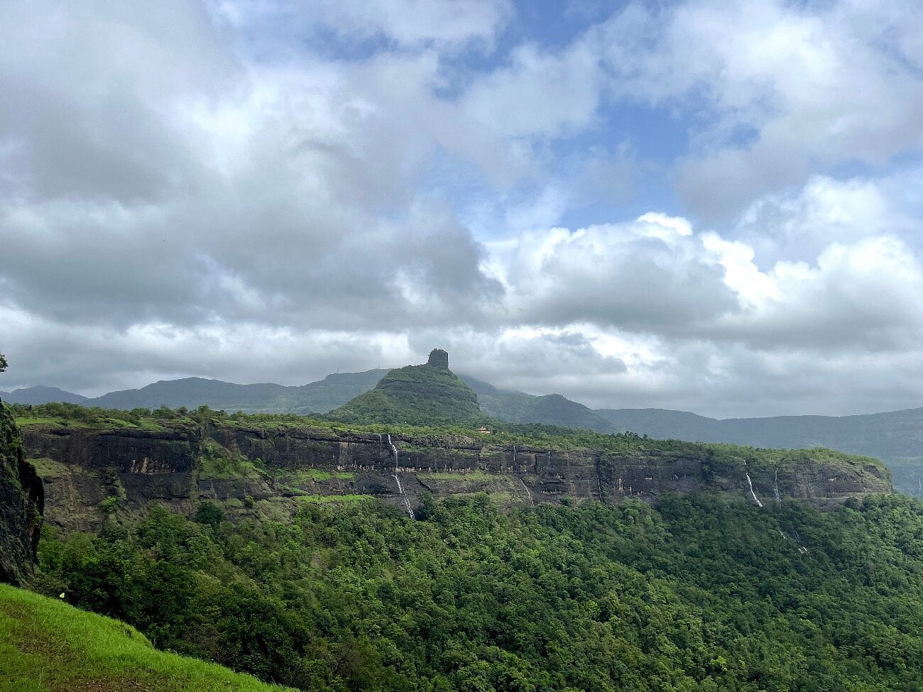 Serene View of Kothaligad Fort from far